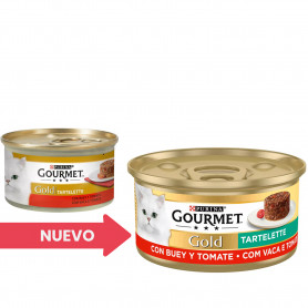 PURINA GOURMET Gold Tartelette con Buey y Tomate