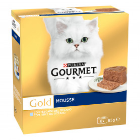 Purina Gourmet Gold Mousse con Pescado del Océano