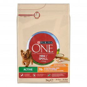 PURINA ONE MINI Perro Active Pollo y Arroz