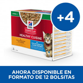 Hill's Science Plan Kitten Healthy Cuisine Estofado Con Pollo y...
