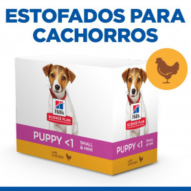 Hill's Science Plan Puppy Small & Mini Estofado Con Pollo y Verduras