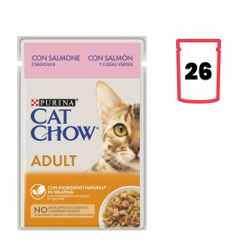Purina Cat Chow Adulto con Salmón y judías verdes