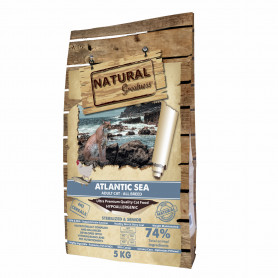 Natural Greatness Atlantic Sea para Gatos Esterilizados, Adultos y...