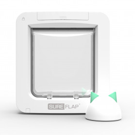 Puerta para Mascotas con Microchip SureFlap® Connect + Hub