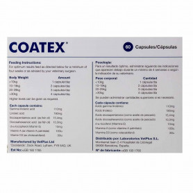 Coatex Complemento Dietético para la Piel y el Pelaje
