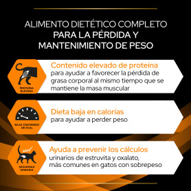 Purina Pro Plan Veterinary Diets Gato Seco OM Obesidad