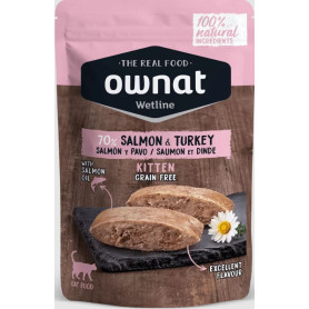 Ownat Salmon & Turkey kitten pouch