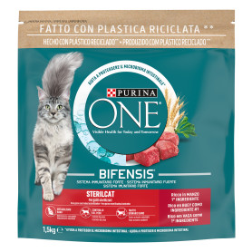 Purina One Bifensis Esterilizados rico en Buey y Trigo