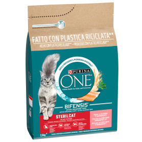Purina One Bifensis Esterilizados rico en Salmón y Trigo