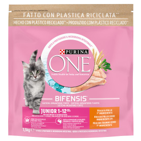 Purina One Bifensis  Junior rico en Pollo y Cereales Integrales