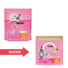 Purina One Bifensis  Junior rico en Pollo y Cereales Integrales