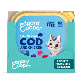 Edgard & Cooper, pack 16 tarrinas sin cereales con bacalao y pollo...