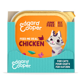 Edgard & Cooper, pack 16 tarrinas sin cereales con pollo de corral...