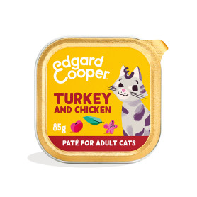 Edgard & Cooper, pack 16 tarrinas sin cereales con pavo y pollo de...
