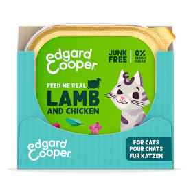 Edgard & Cooper, pack 16 tarrinas sin cereales con cordero y pollo...