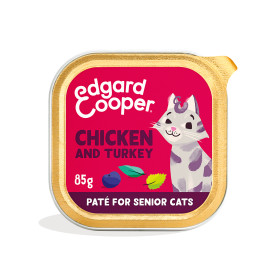 Edgard & Cooper, pack 16 tarrinas sin cereales con pollo y pavo de...