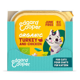 Edgard & Cooper, pack 16 tarrinas sin cereales con pavo y pollo...