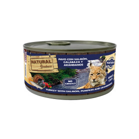 Natural Greatness Pack 12 latas Pavo y Salmón con calabaza y...