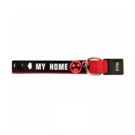 Collar gatos con placa identificativa, nylon