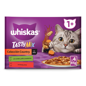 Whiskas Tasty Mix Comida Húmeda para Gatos Adultos Colección...