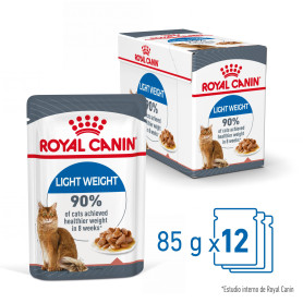Royal Canin Light Weight Care comida húmeda en salsa gato adulto...