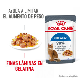 Royal Canin Light Weight Care comida húmeda en gelatina gato adulto...