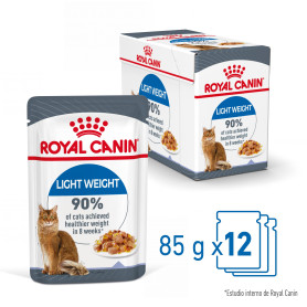 Royal Canin Light Weight Care comida húmeda en gelatina gato adulto...