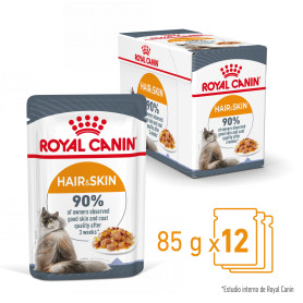 Royal Canin Hair&Skin Care comida húmeda en gelatina gato adulto de...
