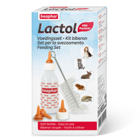 Kit: Biberón + 4 Tetinas + Limpiador
