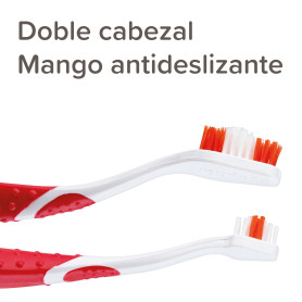 Cepillo de dientes con doble mango
