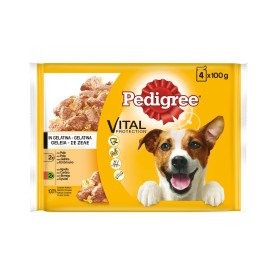 Pedigree Comida húmeda para Perros en Gelatina Sabores Pollo y...