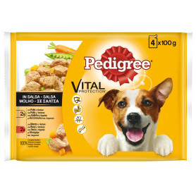 Pedigree Comida húmeda Perros Sabor Pollo y Buey con Verduras en...