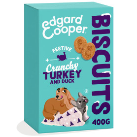 Galletas navideñas de pavo y pato para perros