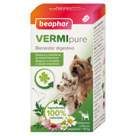 Beaphar Vermi Pure Antiparasitario interno para cachorros y perros...