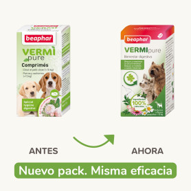 Beaphar Vermi Pure Antiparasitario interno para cachorros y perros...
