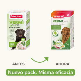 Beaphar Vermi Pure Antiparasitario interno para perros medianos y...