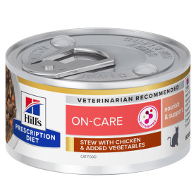 Hill's Prescription Diet On-Care estofado para gatos con pollo y...