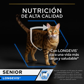 Purina Pro Plan Gato Senior 7+ Longevis Mousse con atún