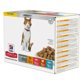 Hill's Science Plan Sterilised Cat alimento húmedo para gatos...