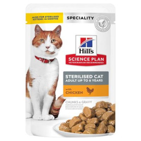 Hill's Science Plan Sterilised Cat alimento húmedo para gatos...