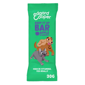Edgard & Cooper, barrita sin cereales de manzana y arándanos 