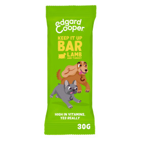 Edgard & Cooper, barrita sin cereales de cordero y pavo