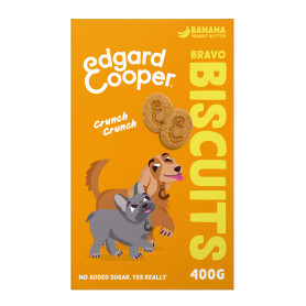 Edgard & Cooper, galletas de plátano y crema de cacahuete para perros