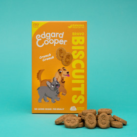 Edgard & Cooper, galletas de plátano y crema de cacahuete para perros