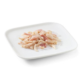 Schesir adult pollo con jamon lata para perros