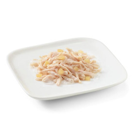 Schesir adult pollo con manzana lata para perros