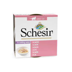 Schesir Salmón en Agua de Cocción para Gatos