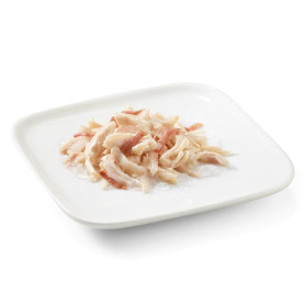 Schesir adult filetes de pollo con ternera lata para perros