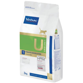 Virbac Veterinary HPM Urology - U1 Struvita disolution para gatos
