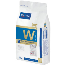 Virbac Veterinary HPM Weight - W1 Weight loss & Diabetes para gatos